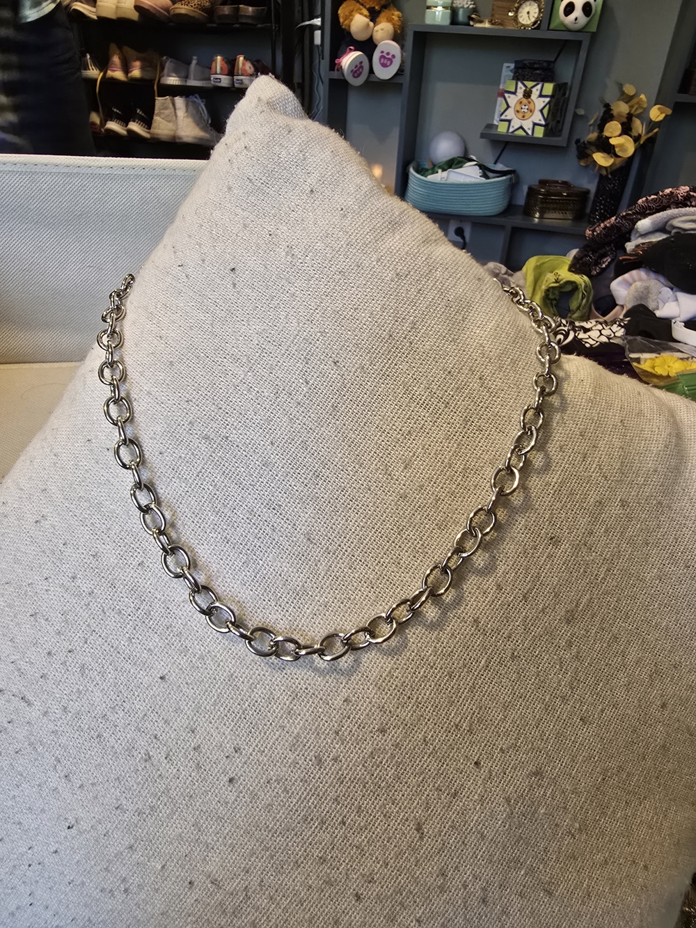 Silver Link Chain Necklace - Classico Women's Jewelry